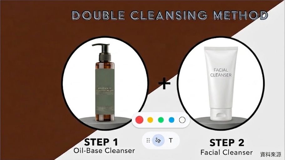 Double cleansing method