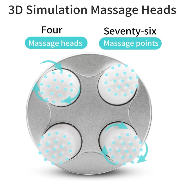 3D simulation massage head